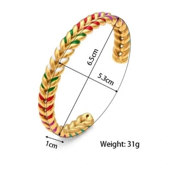 NEW 18K GOLD ADJUSTABLE BRACELET, NICE BRACELET, CUTE BRACELET - Picture 7 of 7